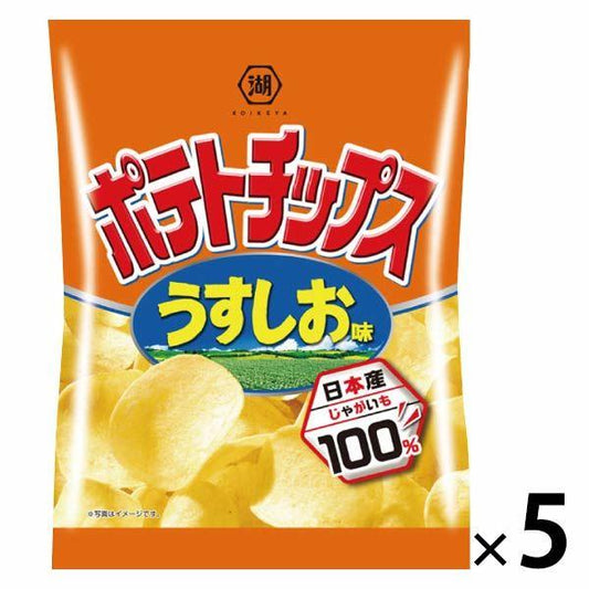 코이케야소 대포데토칫푸스 덜짠 맛 28g 5 포 스낵 과자