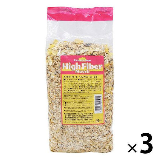 컨트리 펌 하이 화이버(fiber) 뮤즐리 3개 wismettacfoods 시리얼
