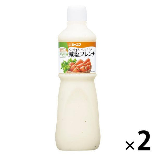 큐피 더네후 논오일 드레싱 저염 프렌치1000ml 2개
