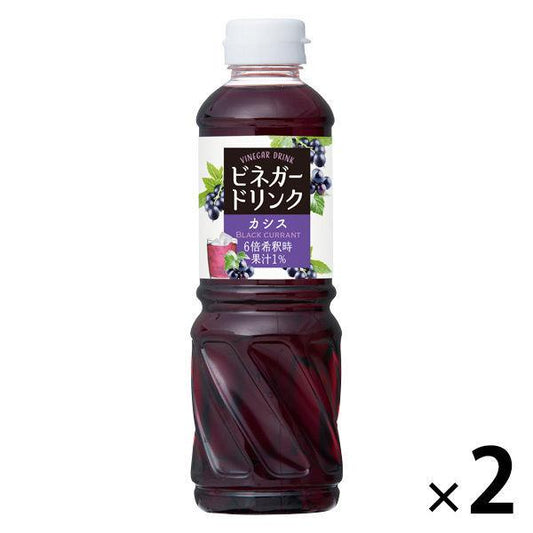 큐피 양조 식초 드링크(카시스)500ml 2개