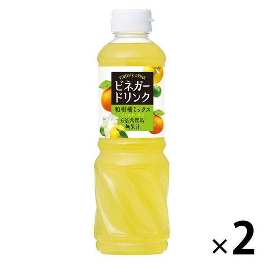 큐피 양조 식초 드링크(화감귤 믹스)500ml 2개
