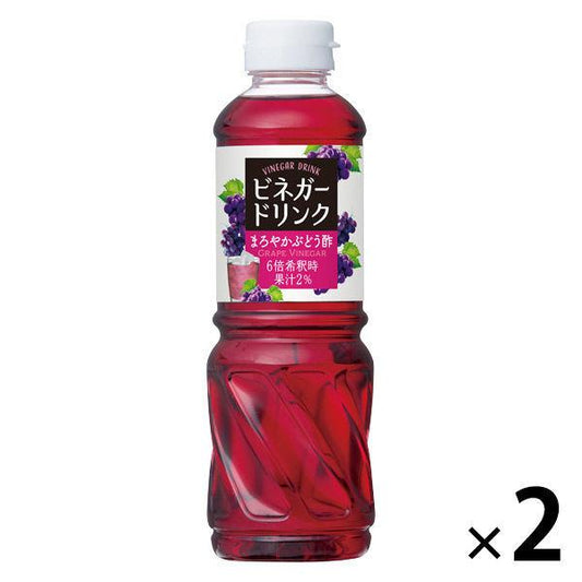 큐피 양조 식초 드링크(둥글 # 어떻게(아무리) 식초)500ml 2개