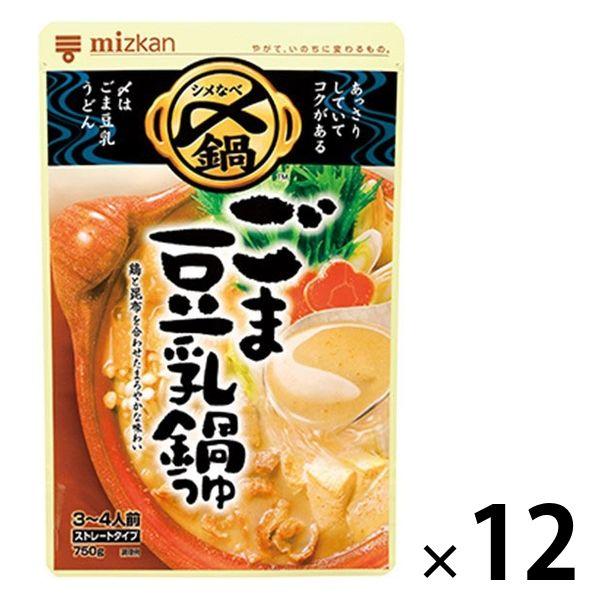 미츠칸〆까지 맛있은 참깨 두유과 조금도 스트레이트 750g 12개