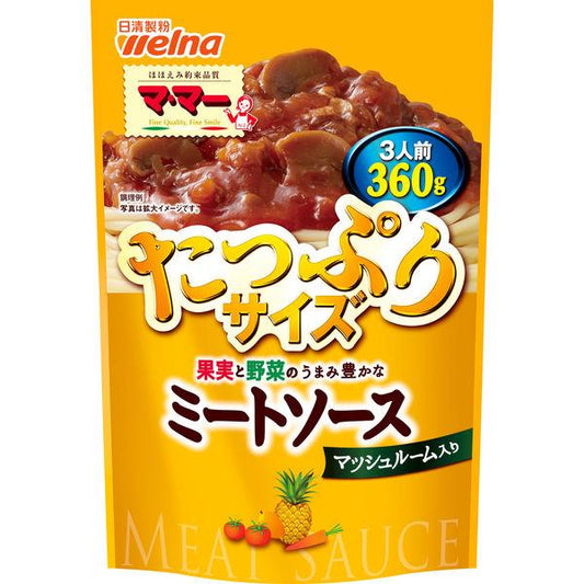 닛신 foods 마마 과실과 야채의 맛난 봐 풍부한 미트 소스 mash 룸 들어감(360g) ×1개