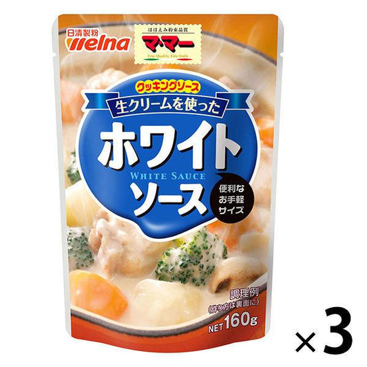 닛신 foods 마마 쿠킹 소스 생크림을 사용한 화이트 소스(160g) ×3개
