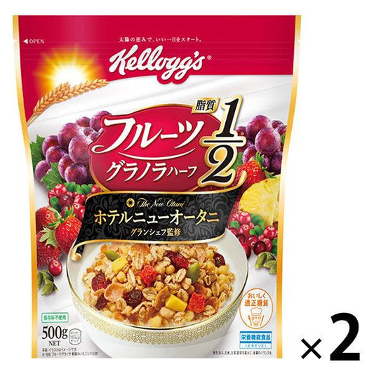 켈로그 후르츠 그래놀라 하프 대 500g 2 포 시리얼