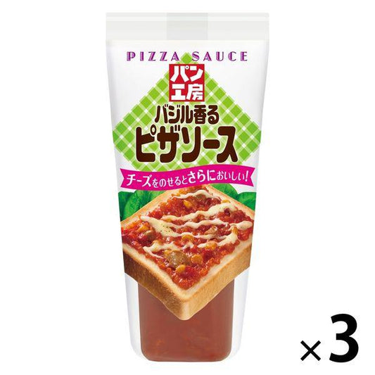 큐피 빵 공방 바질 향기가 나는 피자 소스 150g 3개