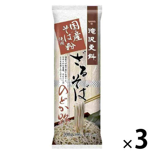 다키자와갱 과국산 옆(소바)분 사용 소쿠리 옆(소바) 목인지(든가) 노 (300g) ×3개