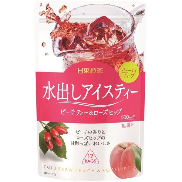 일동 홍차 수 내밀기 피치 티 amp;로즈 힙 티 백 1봉지(12백입)