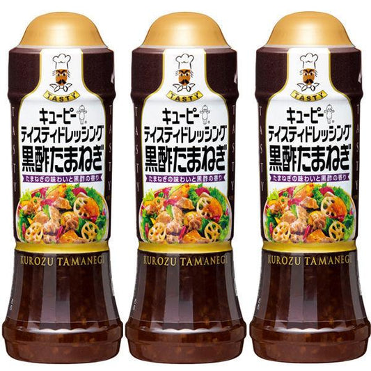 큐피 데이스티도렛신구 흑식초 타마 파 210ml 1세트(3개)