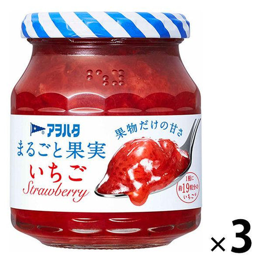 Aohata 통째로 과실 딸기 250g 1세트(3개)