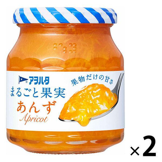 Aohata 통째로 과실 살구 250g 1세트(2개)