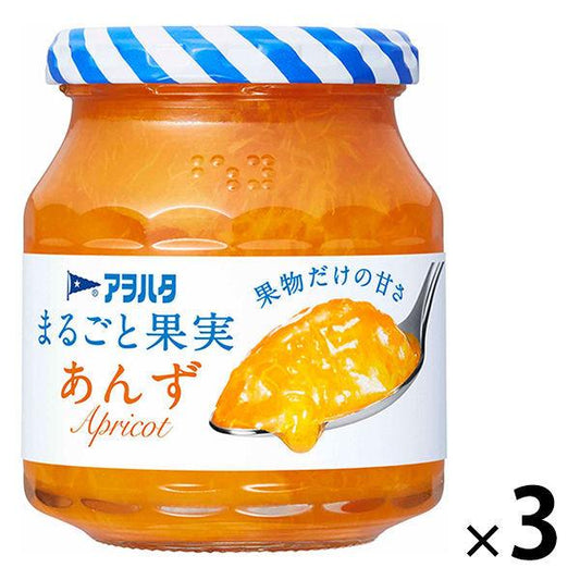 Aohata 통째로 과실 살구 250g 1세트(3개)