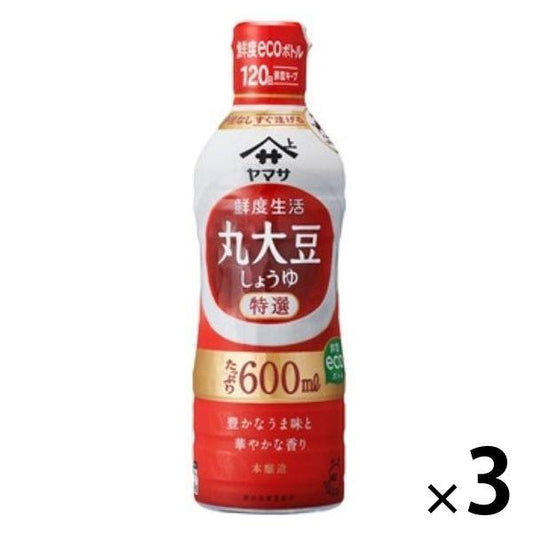 자 마사 신선도 생활 특선 환대두 간장 600ml 신선도 보틀 3개