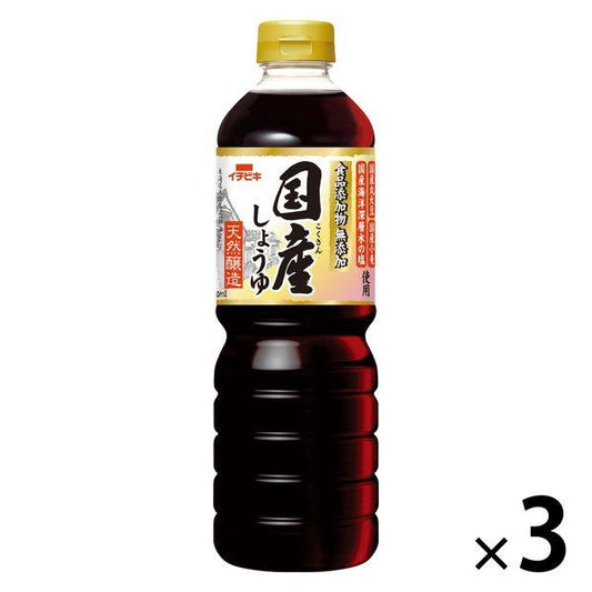이치비키 무첨가 국산 간장 800ml 3개