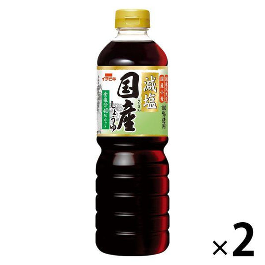 이치비키 저염 국산 간장 800ml 2개