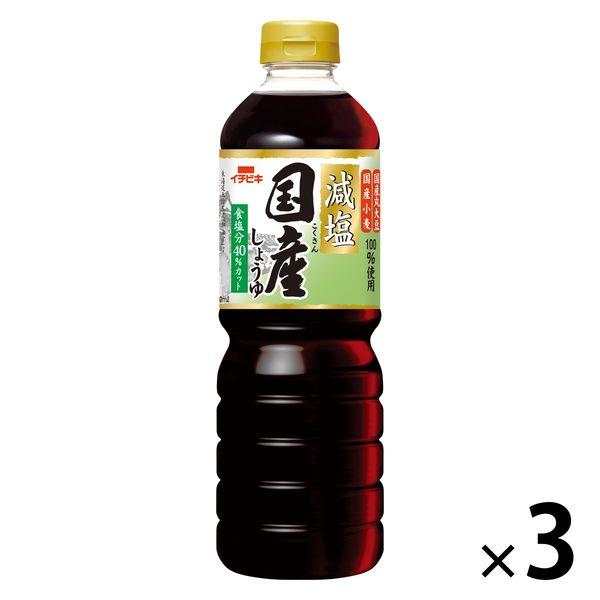 이치비키 저염 국산 간장 800ml 3개