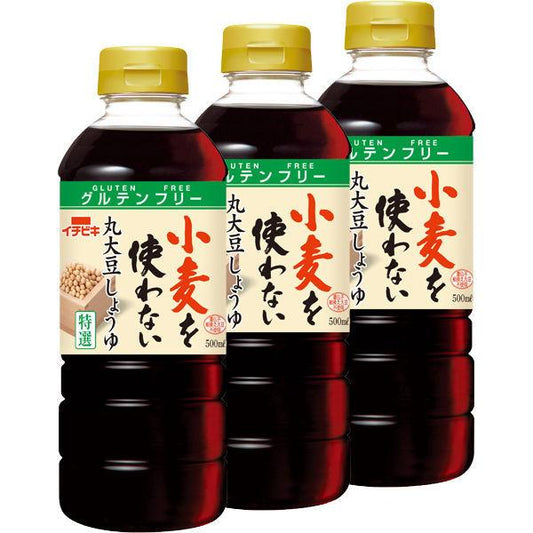 이치비키 밀을 사용하지 않는 환대두 간장 500ml 3개