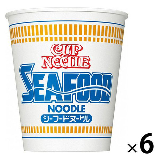 컵 면 컵 누들 씨푸드 누들 75g 1세트(6식) 닛신식품