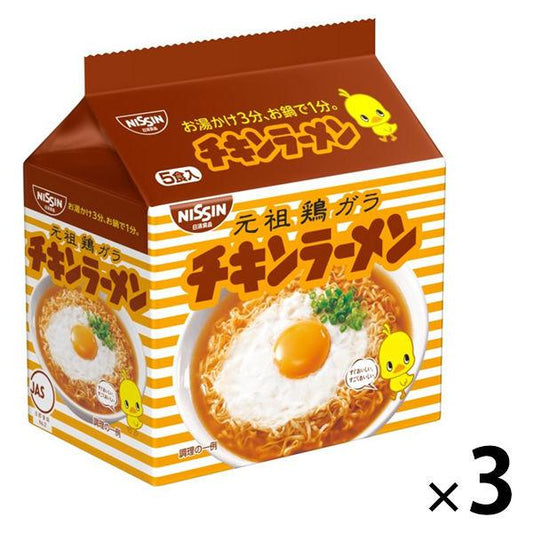 닛신식품 닛신 치킨 라면 1팩(5개입) ×I