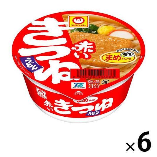 토요 빨간 키츠네 우동 미니 사이즈 6식