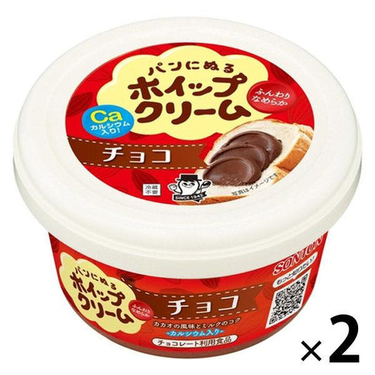 소돈 빵에 미지근하 윕 크림 초콜릿 180g 2개