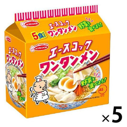 에이스쿡 완탕 멘 5 식팩×5개