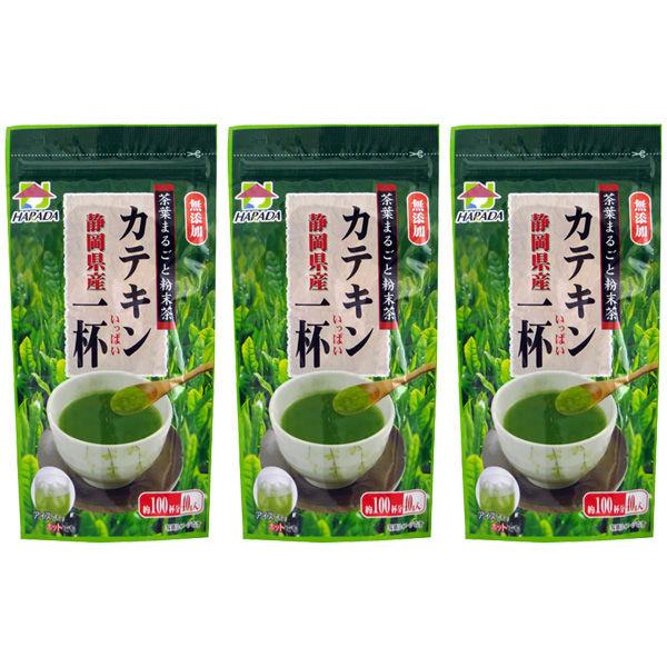 하라다제 차 시즈오카산 분말차 카테킨 한잔 1세트(40g×3봉)