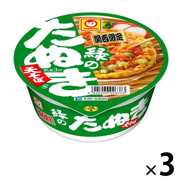 컵 면 마루짱 녹색의내 천옆(소바) 칸사이 101g 1세트(3개) 토요
