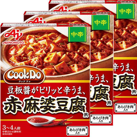 아지노모토 Cook Do(중화요리 소스)있 #게 되어 육들어감 적마파두부 용약간 매운맛 3개