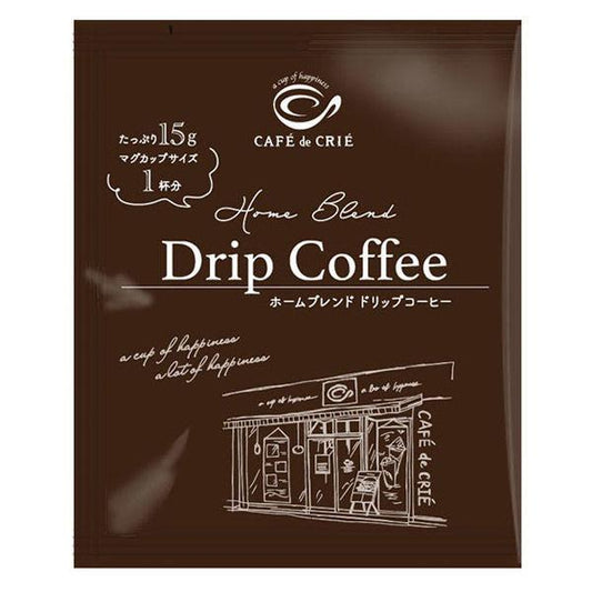 (drip 커피)카페・드・클리에 홈 블렌드 drip 커피 1개(5대입)(솟아라 있음품)