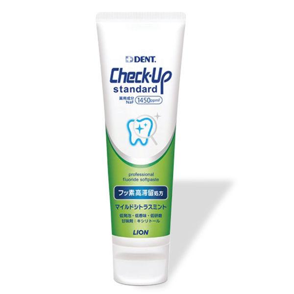 치과의원 취급품 체크 업 스탠다드 135g 마일드 시트러스 민트 라이온(LION) 치약 소프트 Paste 저 연마