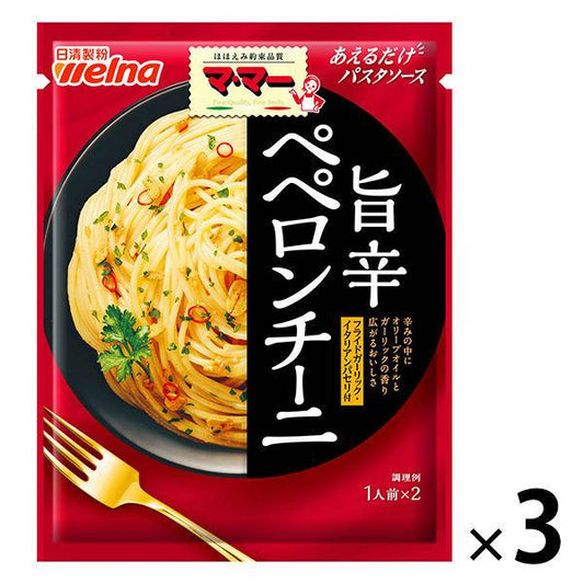 닛신 foods 마마 버무리는 것 뿐(만,만큼) 파스타 소스 배 배 론 찌니 〈1남의 앞(23g)×2 포들어감〉 ×3개