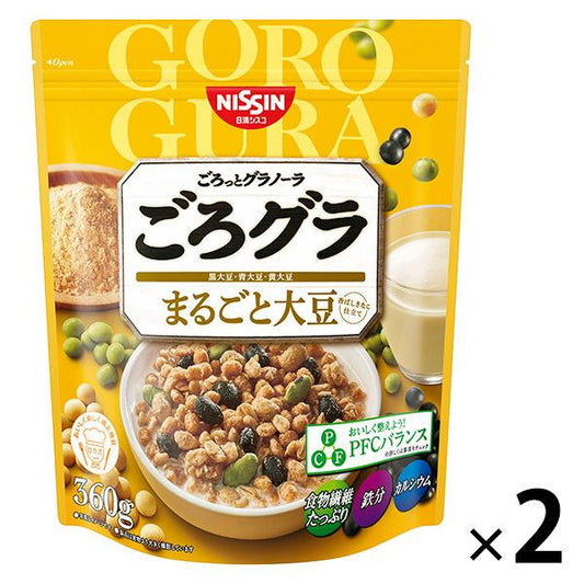 닛신시스코 경 #과 그라 노라 통째로 대두 400g 1세트(2 포) 시리얼
