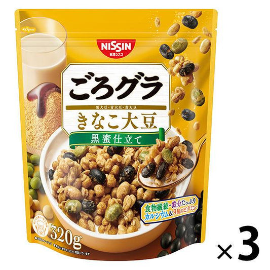 닛신시스코 경 #과 그라 노라 통째로 대두 400g 1세트(3 포) 시리얼