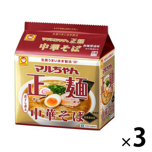 토요 마루짱 세이멘 중화 옆(소바) 일본풍 간장 5P 3개