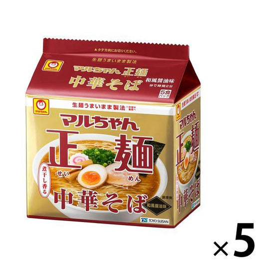 토요 마루짱 세이멘 중화 옆(소바) 일본풍 간장 5P 5개
