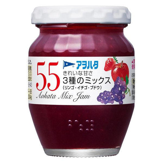 Aohata 55 3종의 믹스(사과・딸기・포도)150g 1개