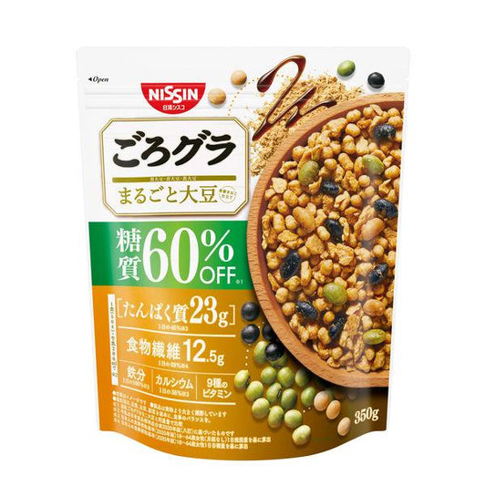 닛신시스코 경 #과 그라 노라 통째로 대두 당질60%오프 360g 1봉지 시리얼・후레이크 시리얼