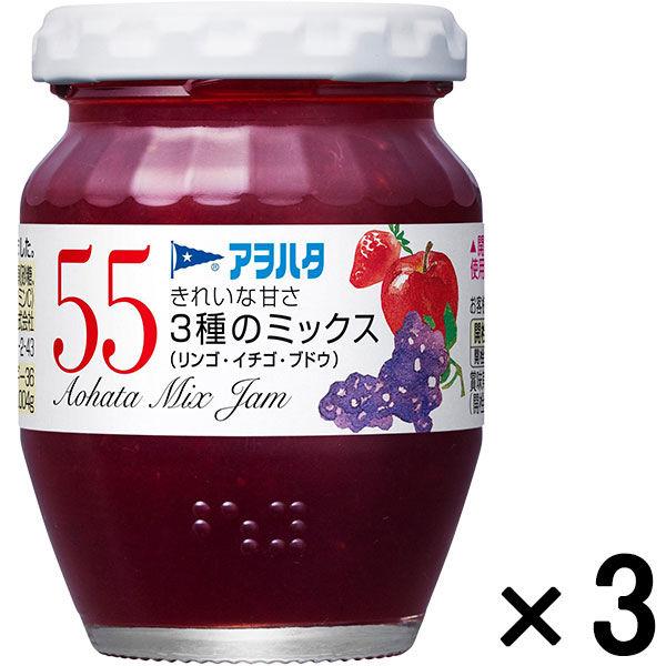 Aohata 55 3종의 믹스(사과・딸기・포도)150g 3개