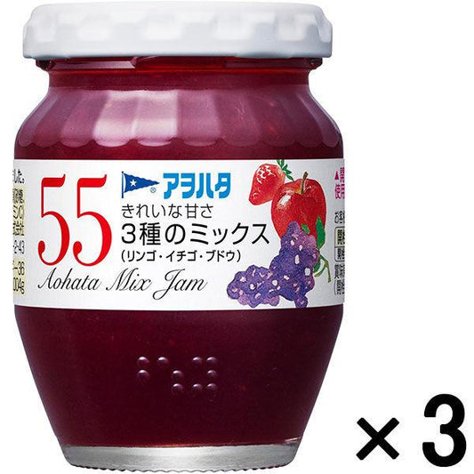 Aohata 55 3종의 믹스(사과・딸기・포도)150g 3개