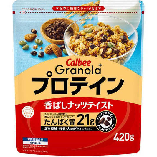 Calbee 그라 노라플러스 프로틴in 420g 1봉지 시리얼