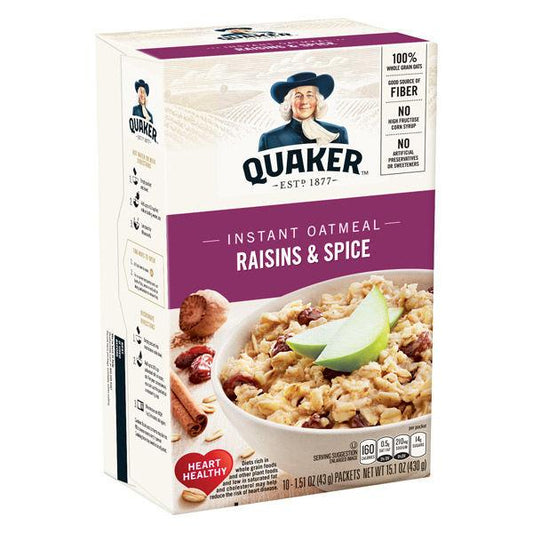 QUAKER(quaker) 인스턴트 오토밀 레즌 amp;스파이스 430g 1개 시리얼