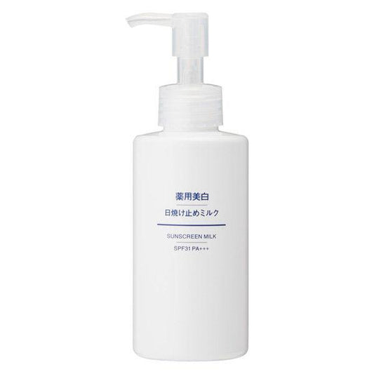 무인 양품 약용 미백 자외선 차단제 밀크 SPF31 PA+++ 150ml 02867669 우량품 계획