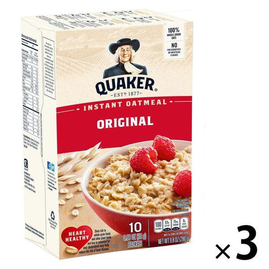 QUAKER(quaker) 인스턴트 오토밀 레귤러 336g 1세트(3개) 시리얼