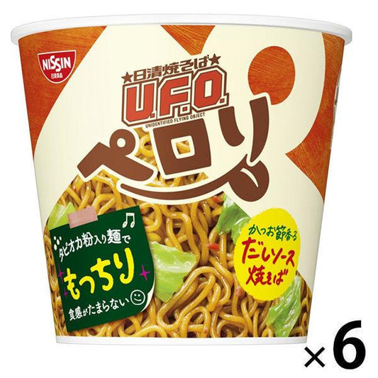 닛신식품 닛신 야키소바U.F.O.냉큼 삼켰다 가다랭이절 향기가 나는 이고 소스 1세트(6식)