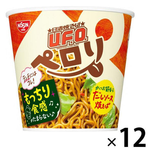 닛신식품 닛신 야키소바U.F.O.냉큼 삼켰다 가다랭이절 향기가 나는 이고 소스 1세트(12식)