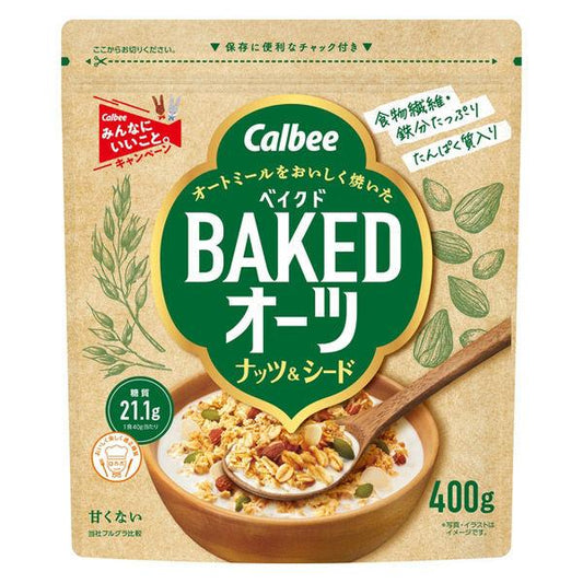 baked O즈 너츠 amp;시드 400g 1봉지 Calbee