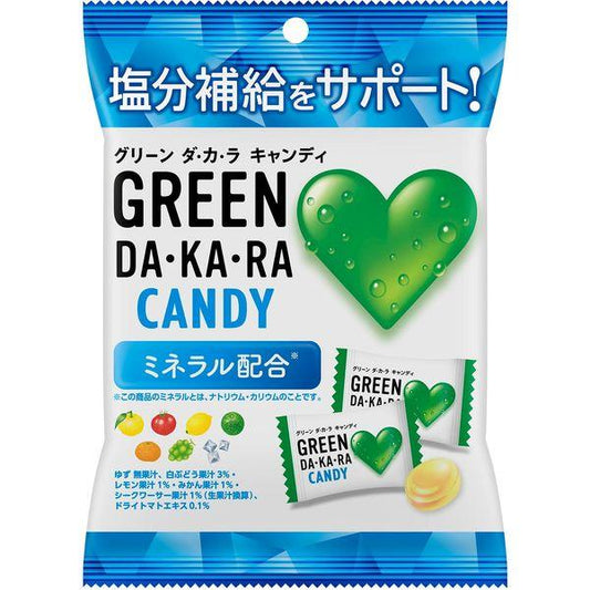 GREEN DA・KA・RA 캔디(대) 3개 롯데 엿 캔디