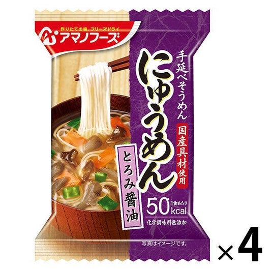 아사히 그룹 식품 Amano foods 에 # 것인 면 잡 보 간장 14g 4개